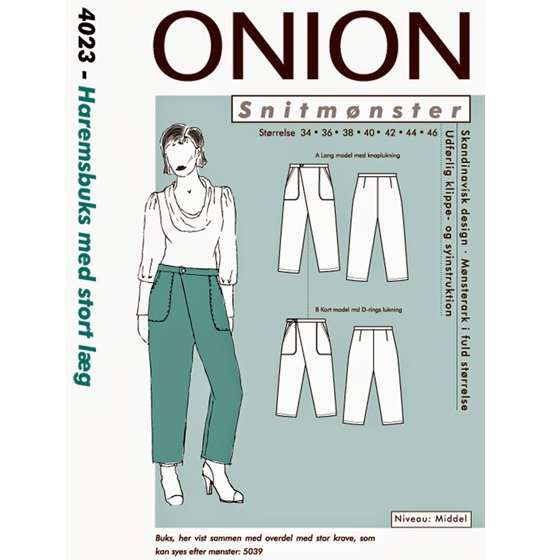 Onion 4023 Snitmønster